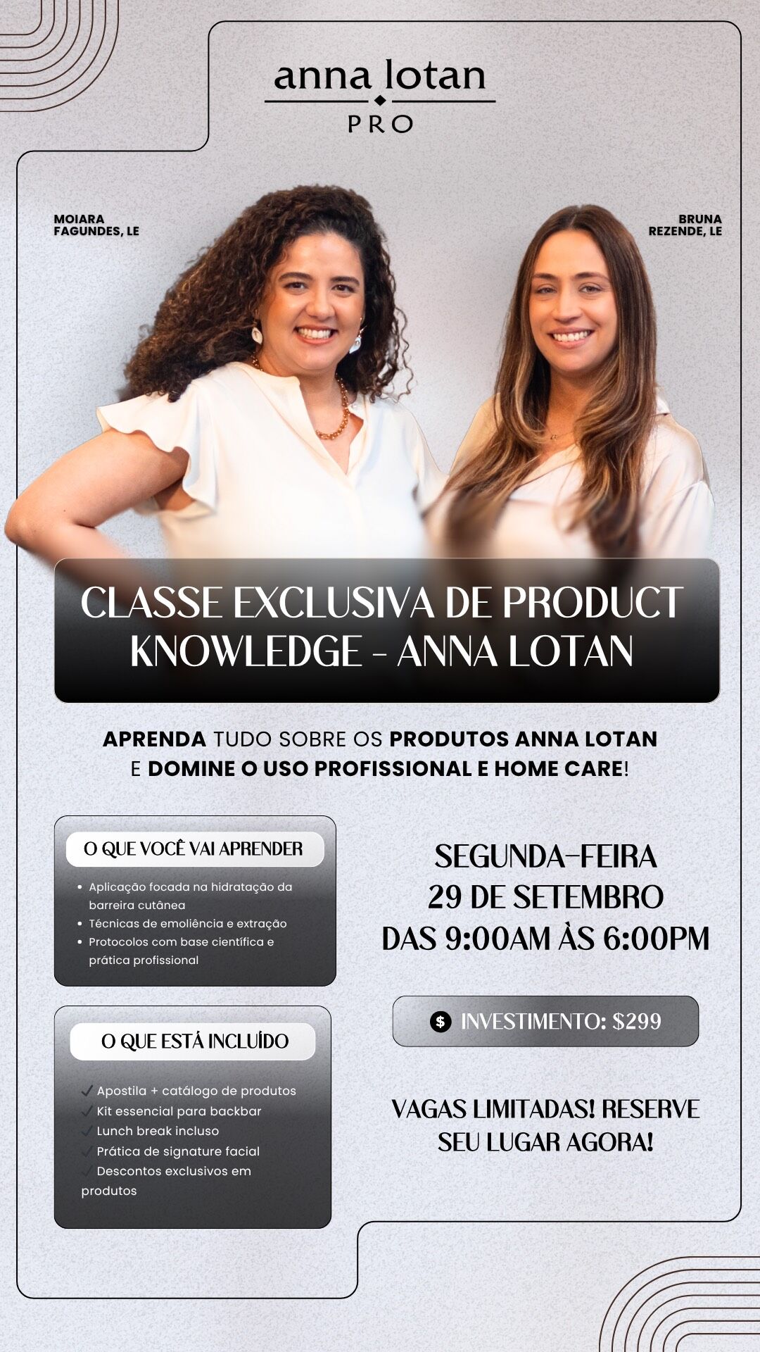 Classe de product knowledge em Português Monday September 29th, 2025 900am EST